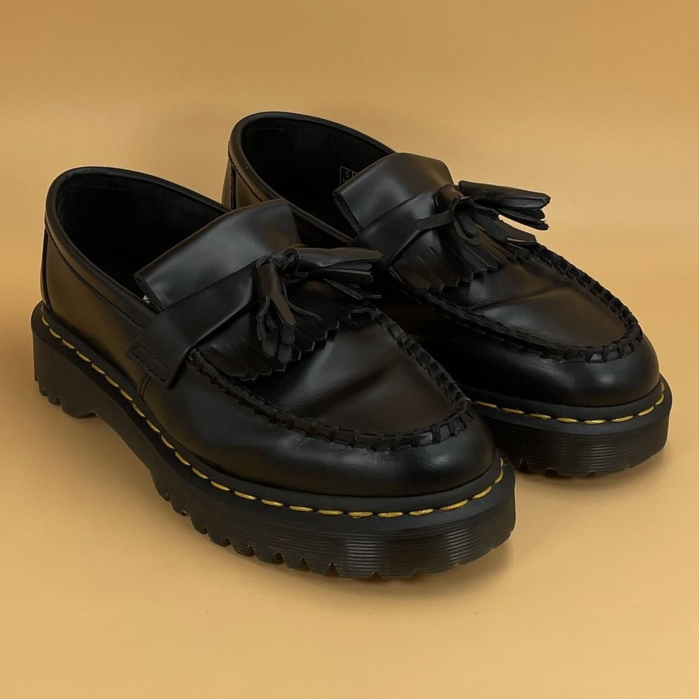 Adrian Bex Smooth Leather Tassel Loafers